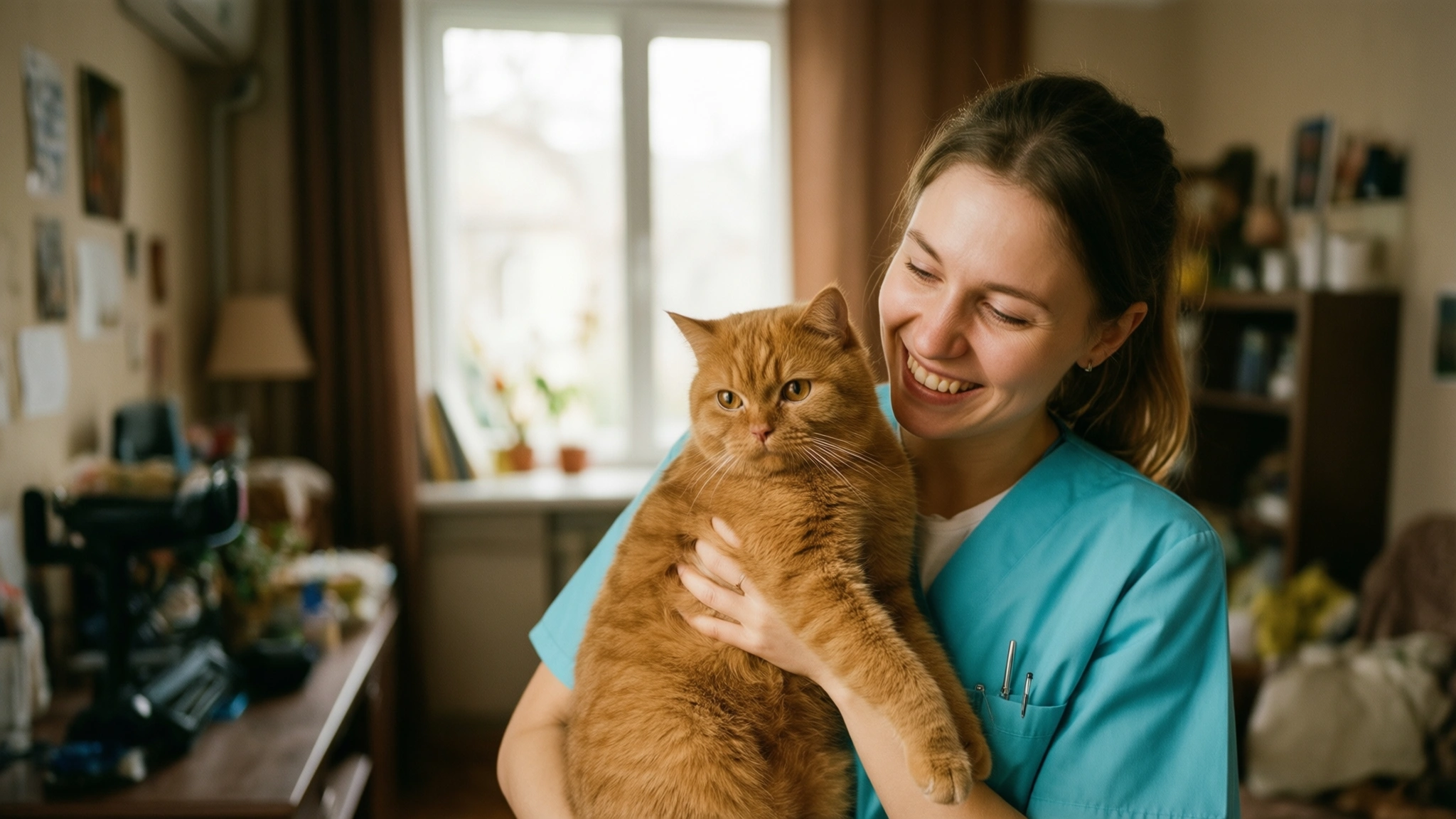 Ветеринар ЛизикВет с котом